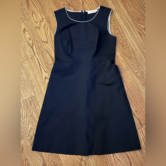 Tory Burch Dress with Contrast Piping Work Board Room Preppy Academia - Picture 2 of 11
